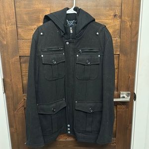 Guess Men's Wool Coat, size large